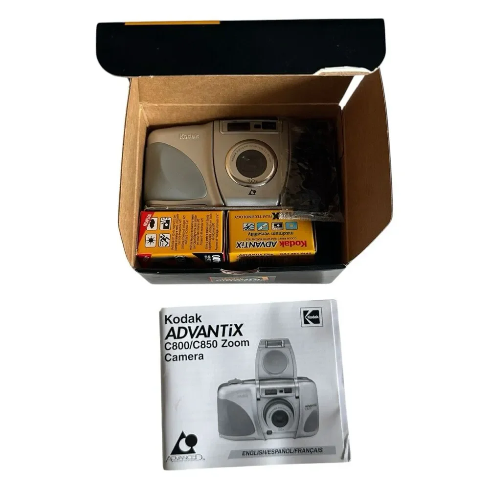 Kodak Advantix APS Camera Outfit C850 Zoom - 35mm - Complete - Works!
